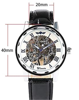 Amazon.co.jp: WINNER 機械式 腕時計 スケルトン デザイン